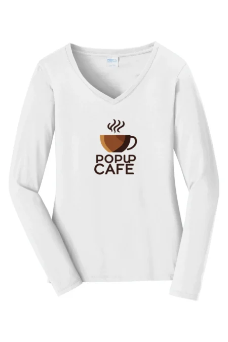 Women's Long Sleeve V-Neck Tee